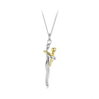 Collana “Abbraccio Eterno” in Argento 925 – Mamma e Bambino