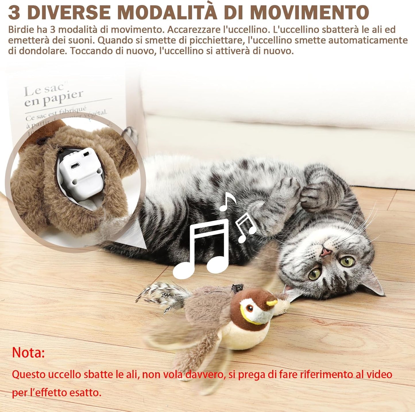 Uccellino Interattivo