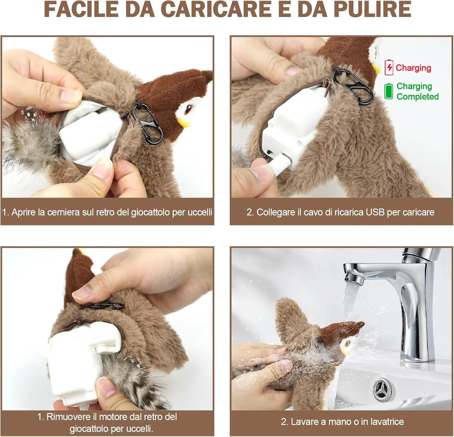 Uccellino Interattivo