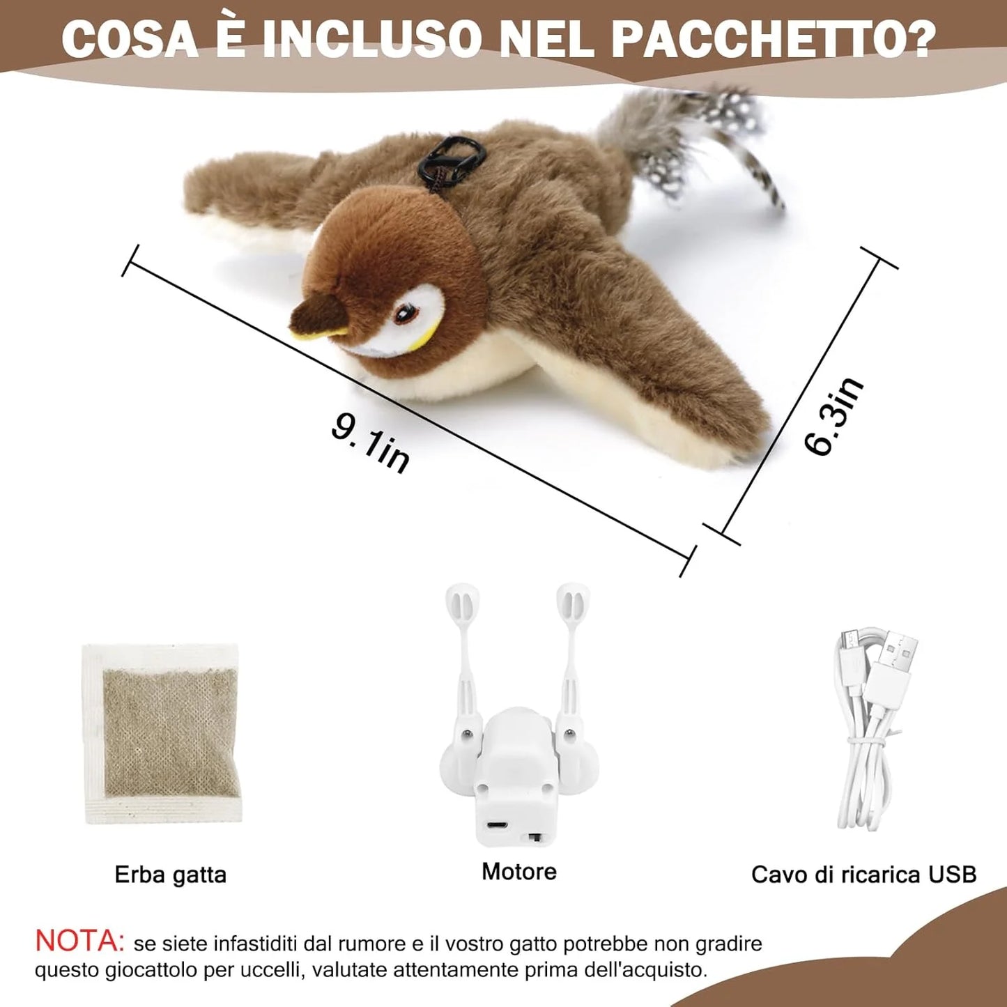 Uccellino Interattivo